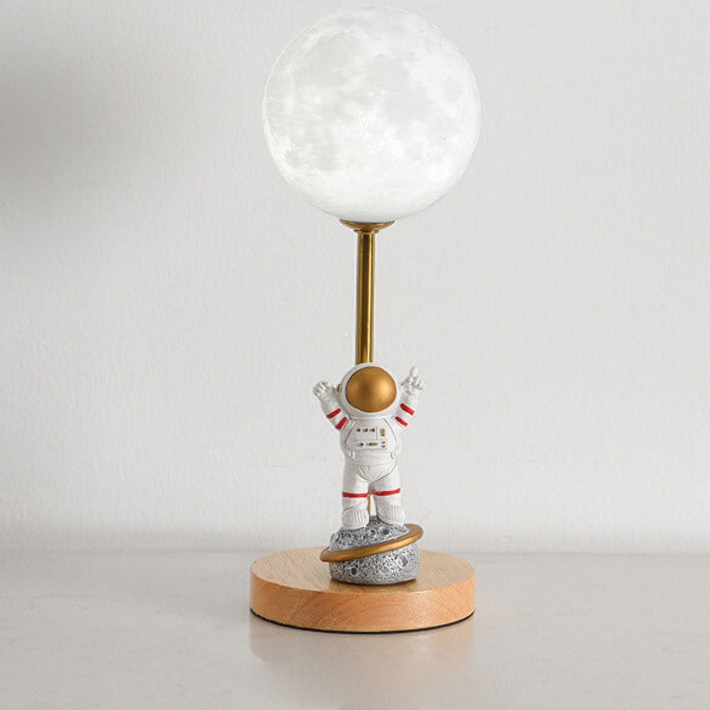 3D Printed Moon Decorative Table Lamp