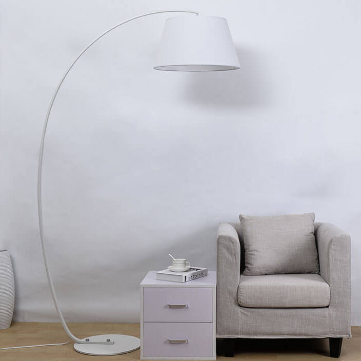 Solid Color Fishing Iron Floor Lamp