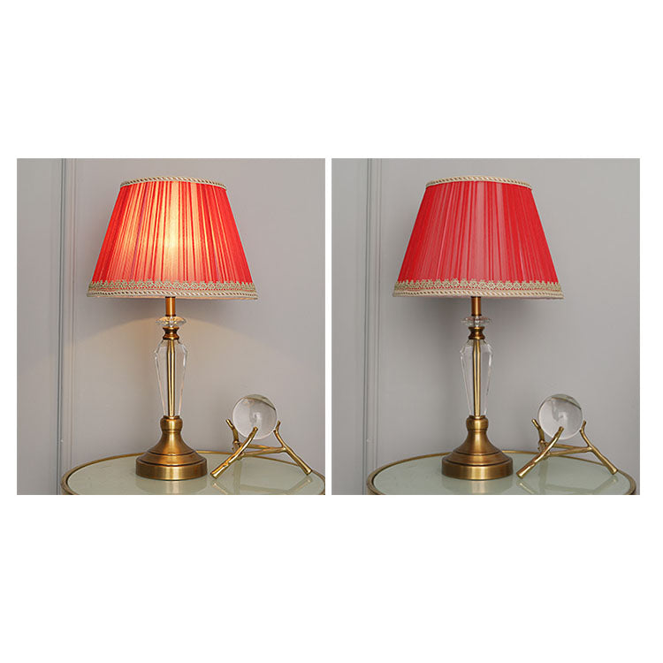 Crystal Cloth Table Lamp