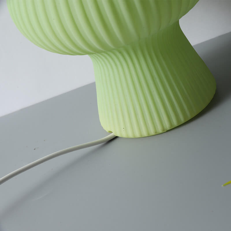 Mushroom Glass Bedside Table Lamp