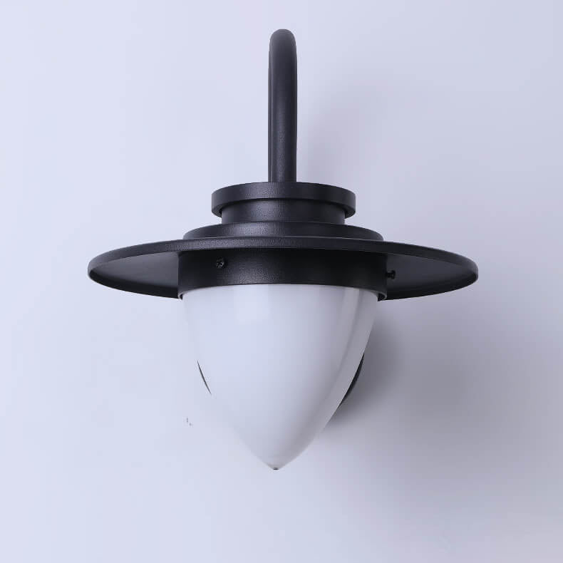 Peach Glass Iron Garden Outdoor Light