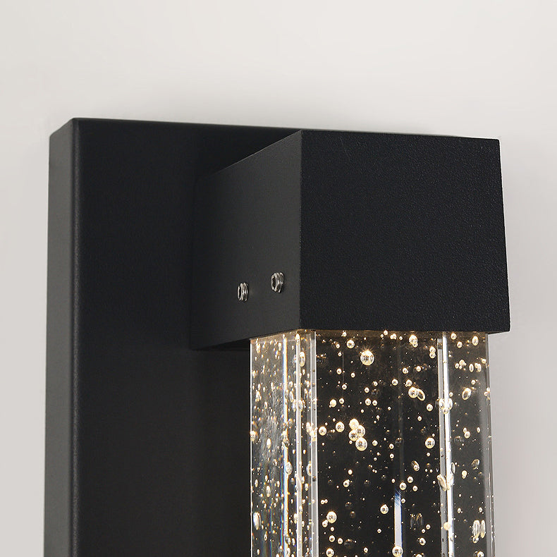 Rectangle Aluminum Iron Glass Outdoor Light