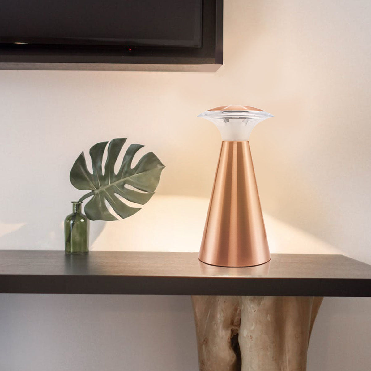 Mushroom Acrylic Column Table Lamp