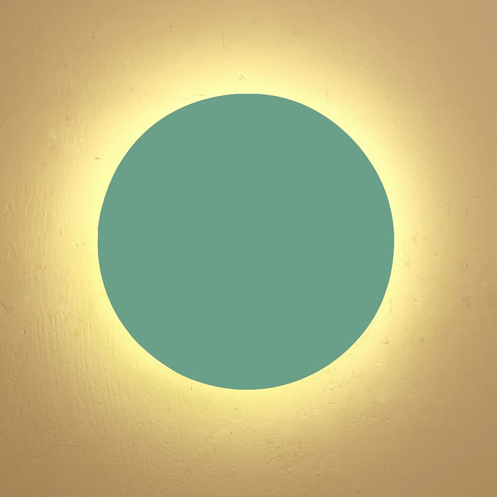 Colorful Round Iron Wall Lamp