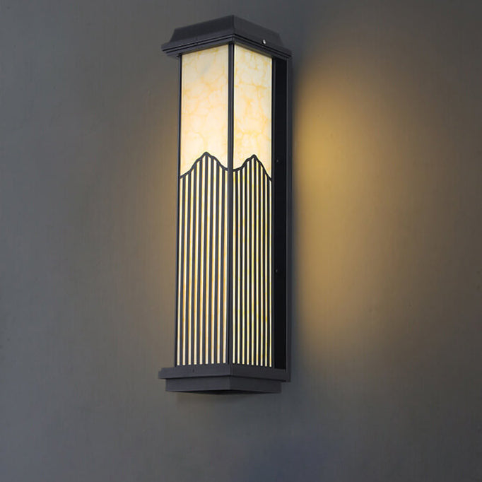 Aluminum Rectangular Column Outdoor Light
