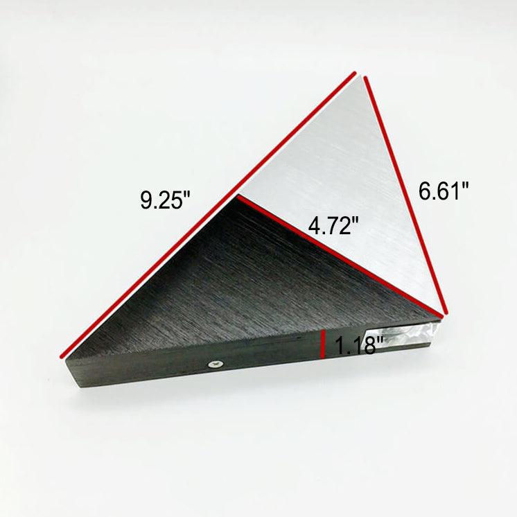 Aluminum Acrylic Stereo Triangle Wall Lamp