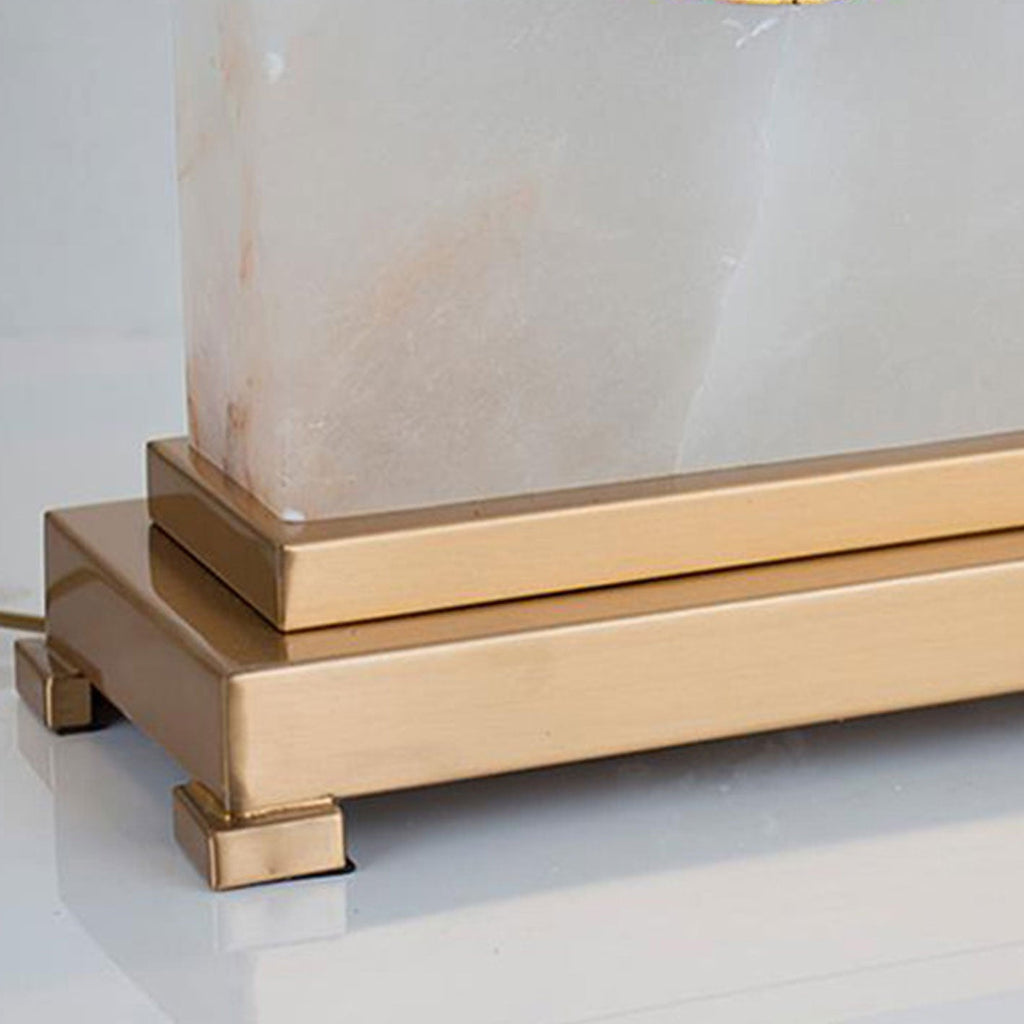 Lucite Copper Table Lamp