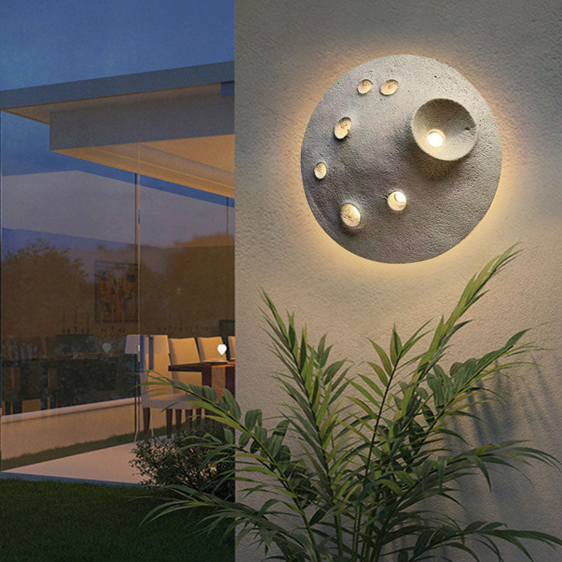 Lunar Concrete Garden Outdoor Light