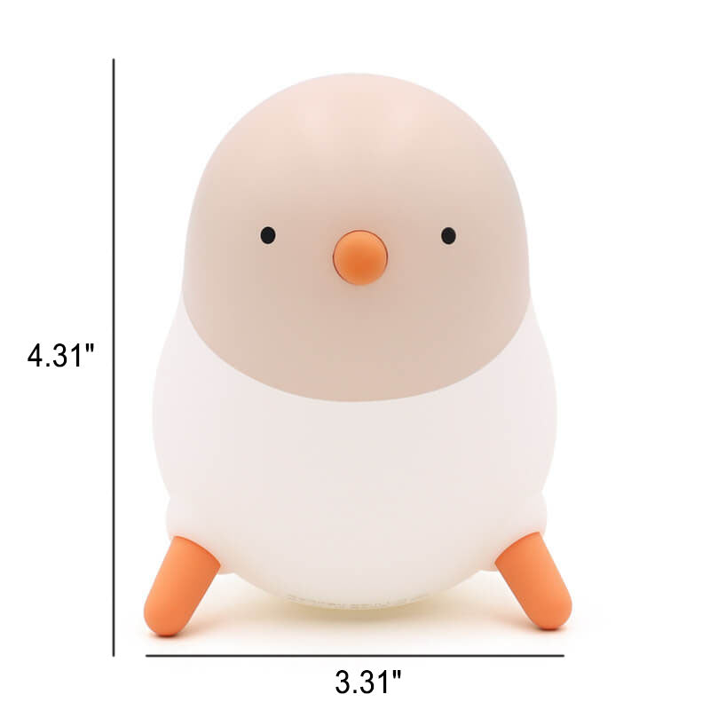 Cartoon Chick Silicone Night Table Lamp
