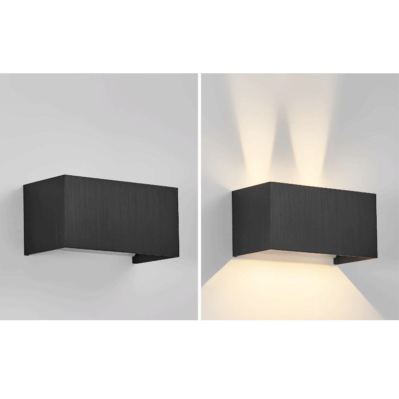 Aluminum Square Flat Beam Wall Lamp