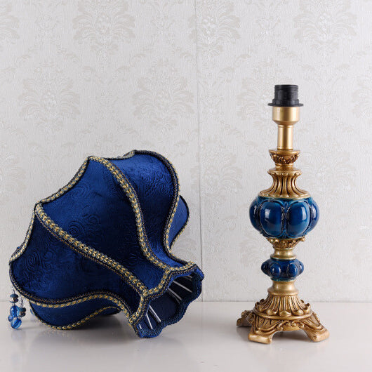 Palace Decorative Design Fabric Table Lamp