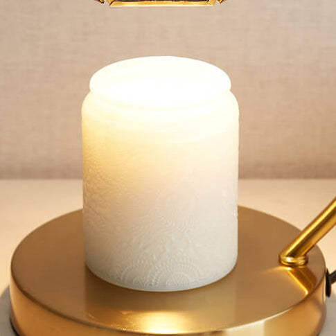Quadrangular Iron Glass Aromatherapy Table Lamp