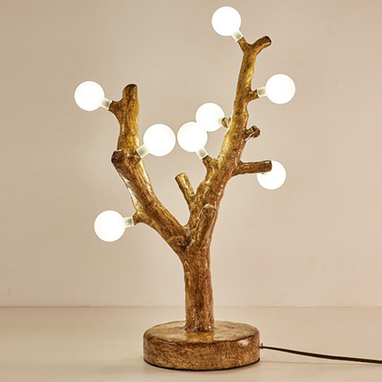 Twig Orb Resin Hardware 12-Light Table Lamp