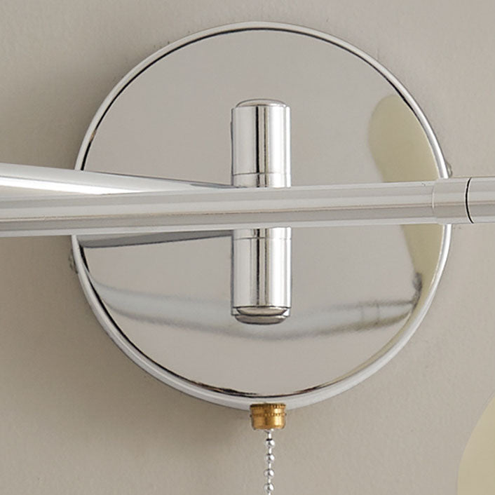 Wrought Iron Disc Living Wall Lamp