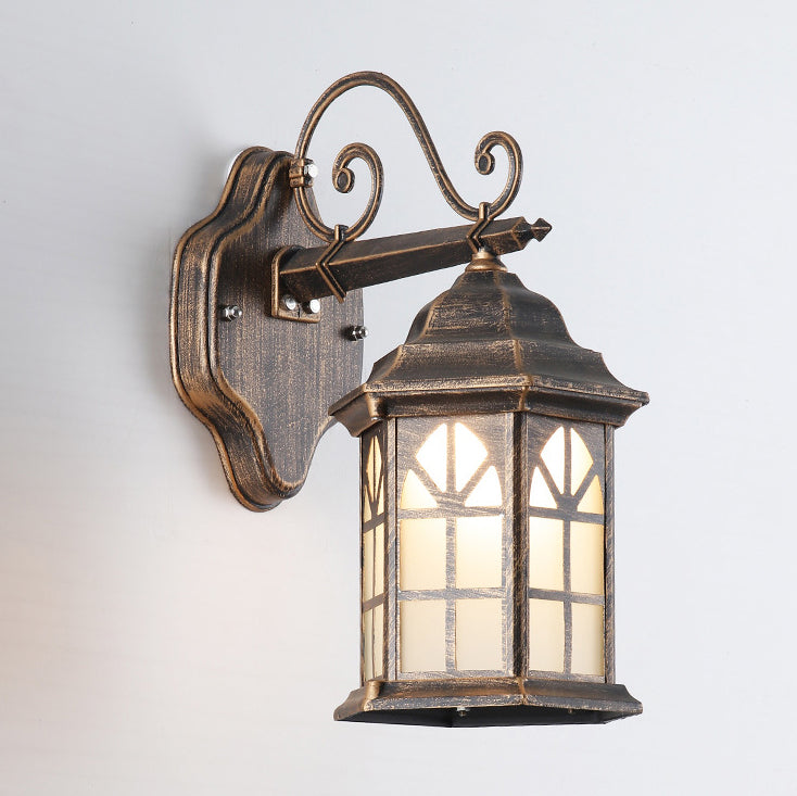 Aluminum Glass Cylinder House Outdoor Light