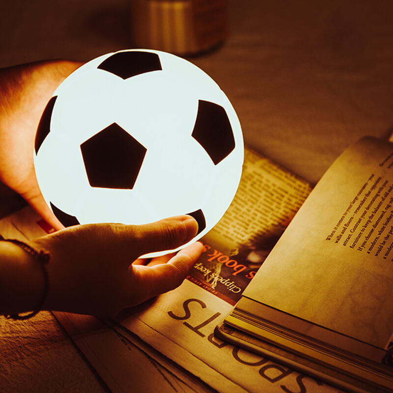 Soccer Silicone Night Charging Table Lamp