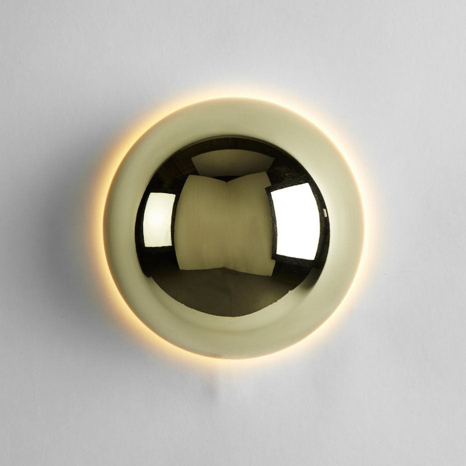 Meteorite Semicircle Metal Bedroom Wall Lamp