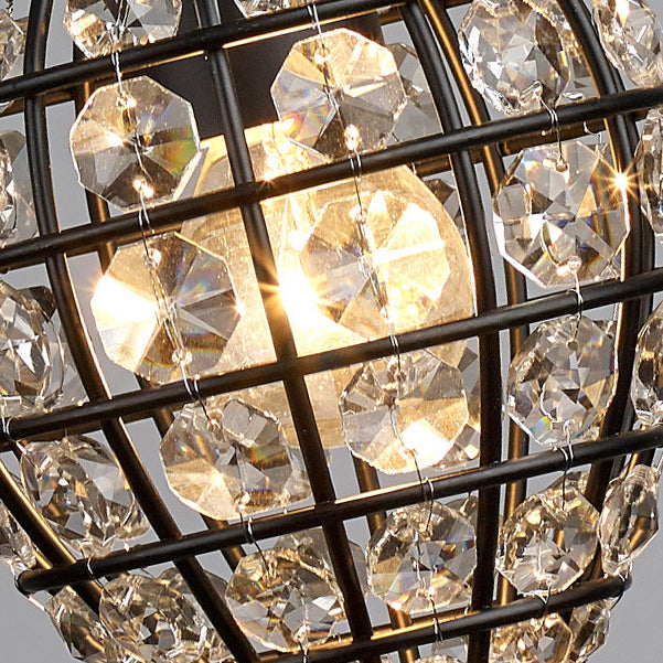 Dragon Crystal Iron Resin Wall Lamp