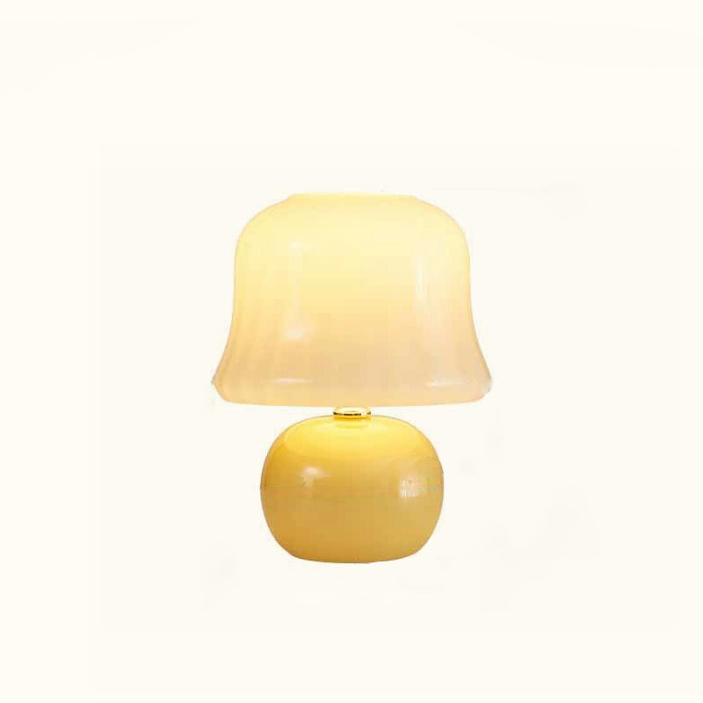 Mushroom Glass Study Table Lamp
