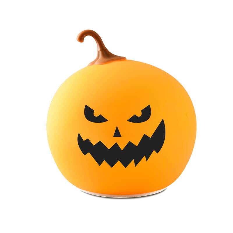 Halloween Round Pumpkin Pat Table Lamp
