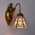 Arabian Mermaid Stained Glass Wall Lamp