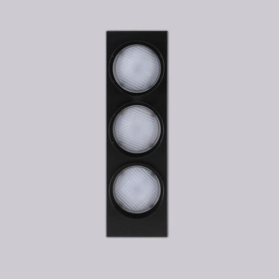Traffic Metal 3-Light Wall Lamp
