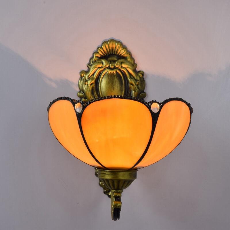 Sunflower Stained Glass Wall Lamp