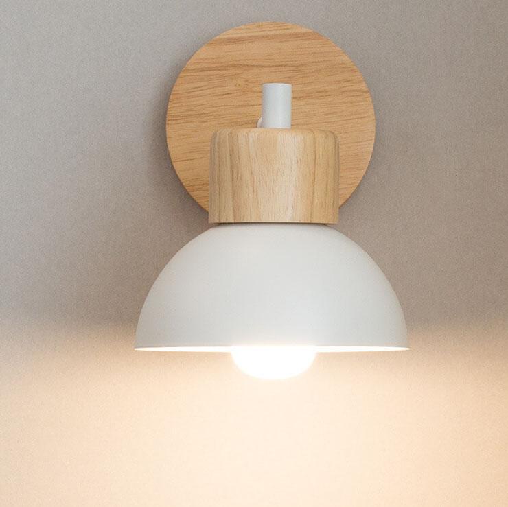 Wood Metal Wall Lamp