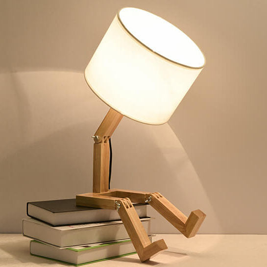 Fabric Robot Table Lamp