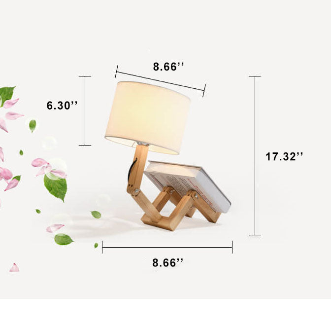 Fabric Robot Table Lamp