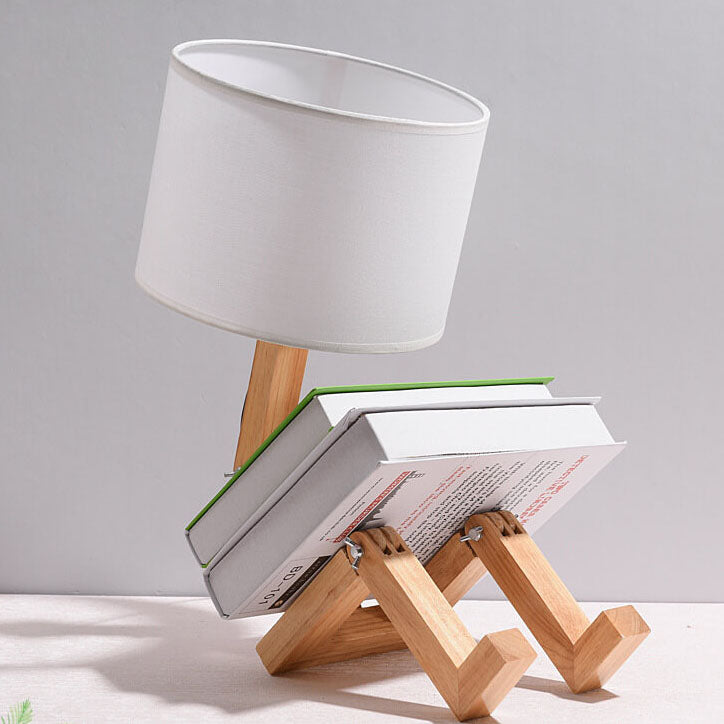 Fabric Robot Table Lamp
