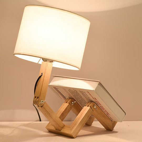 Fabric Robot Table Lamp