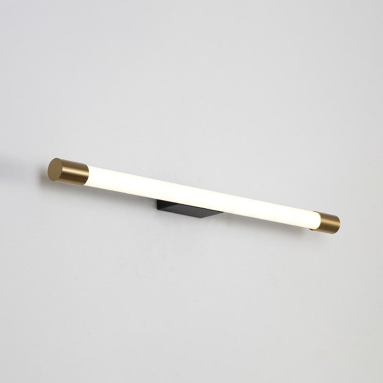 Cylinder Linear Aluminum Mirror Wall Lamp