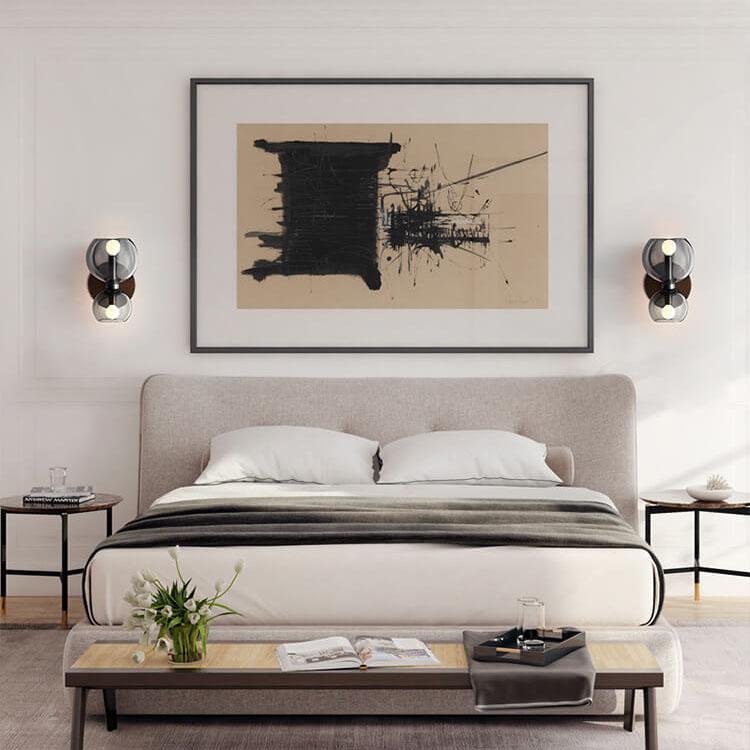 Bowl Shaped 2-Light Wall Lamp
