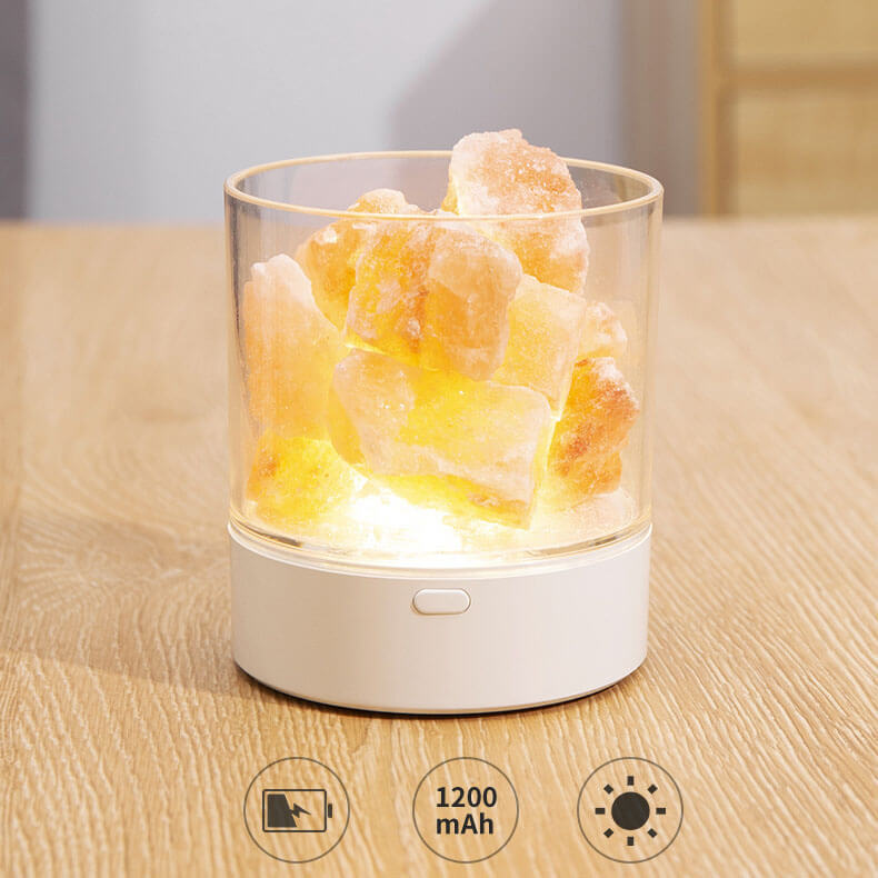 Salt Flame Cup Night Table Lamp