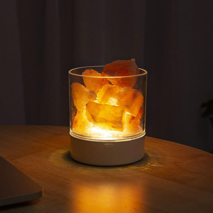 Salt Flame Cup Night Table Lamp