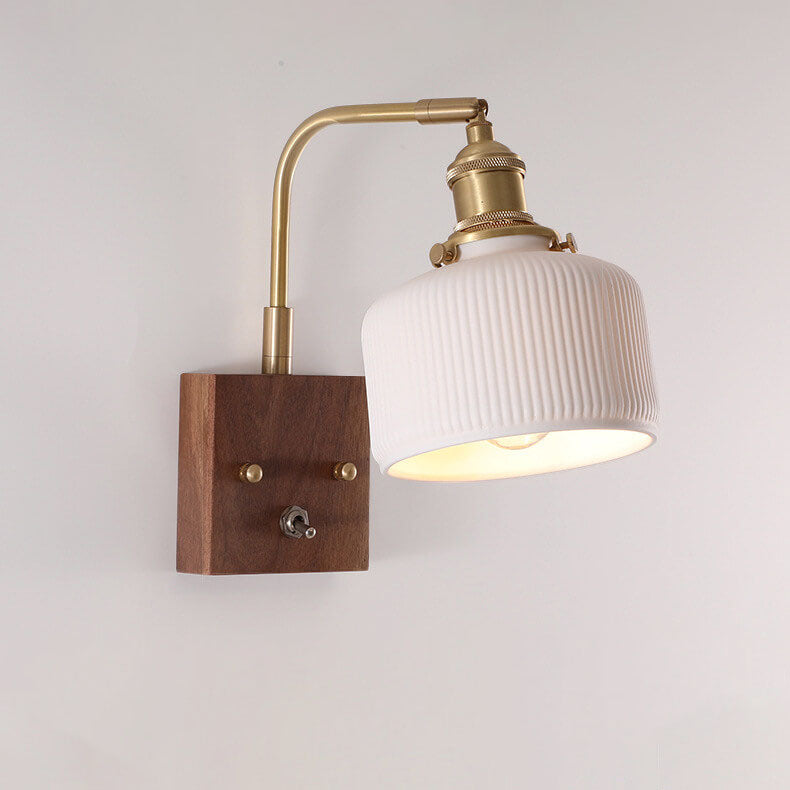 Black Walnut Wall Lamp