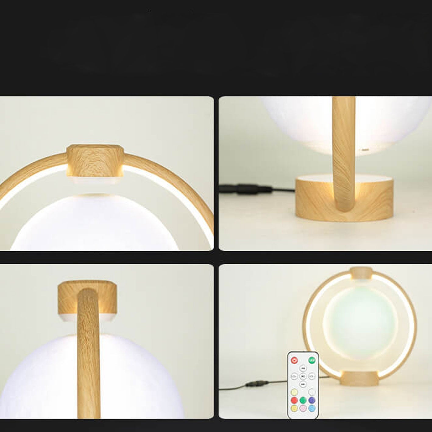 Maglev Moon Design Colorful Table Lamp