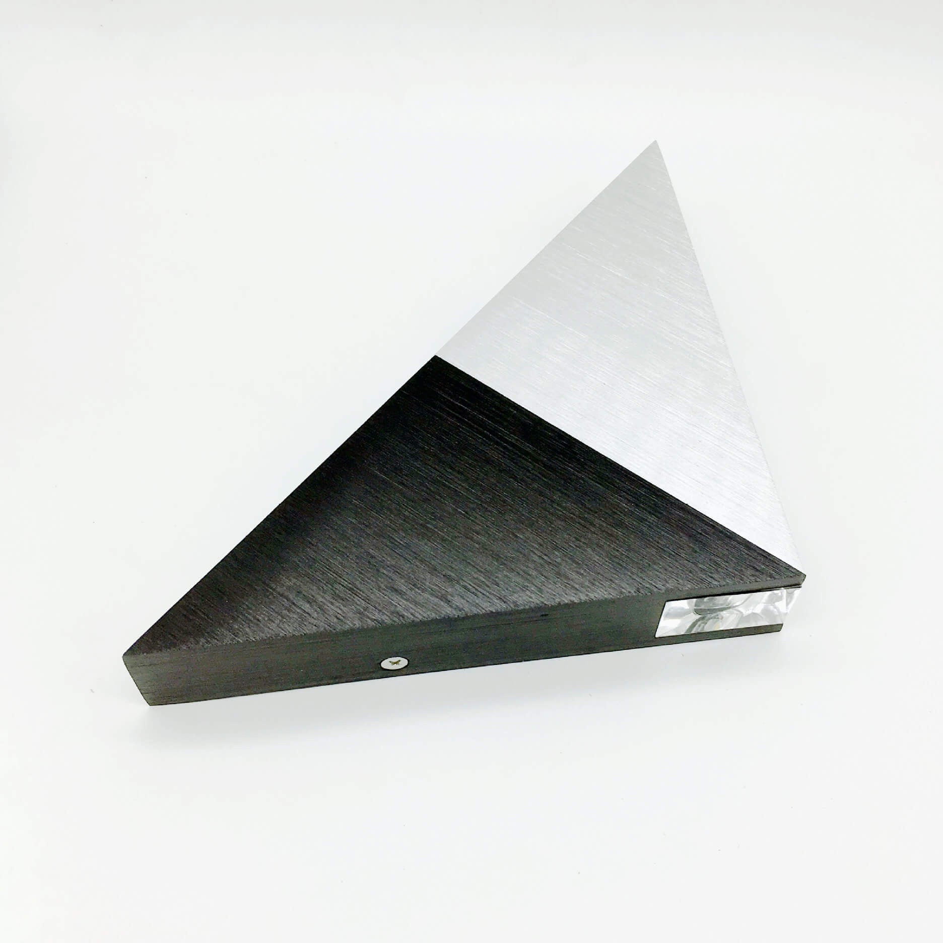 Aluminum Acrylic Stereo Triangle Wall Lamp