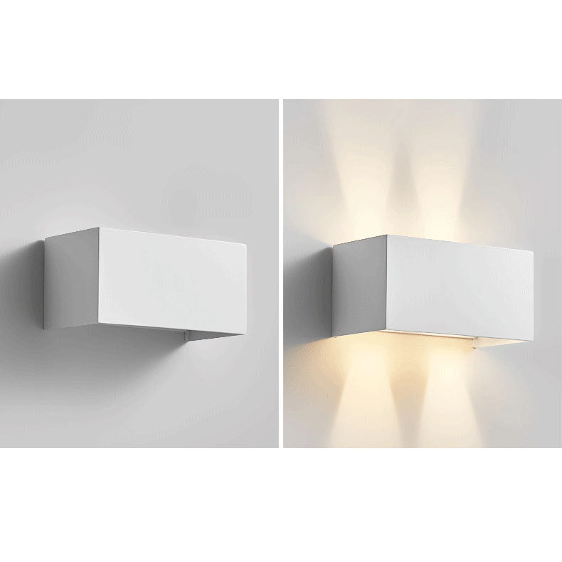Aluminum Square Flat Beam Wall Lamp