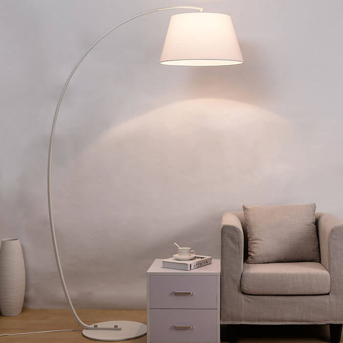 Solid Color Fishing Iron Floor Lamp