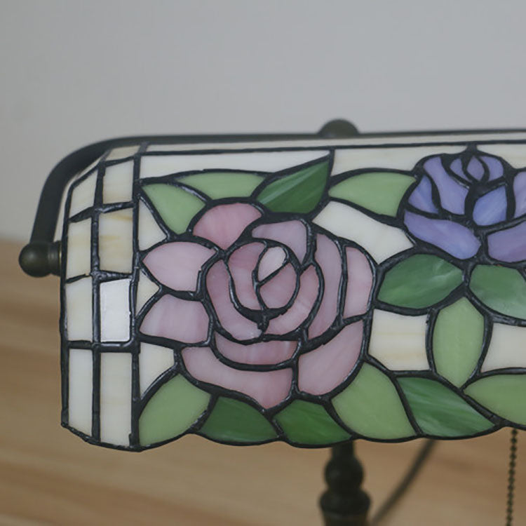Half Cylinder Rose Zinc Table Lamp