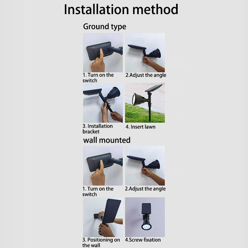 ABS Spotlight Lawn Insert Outdoor Light