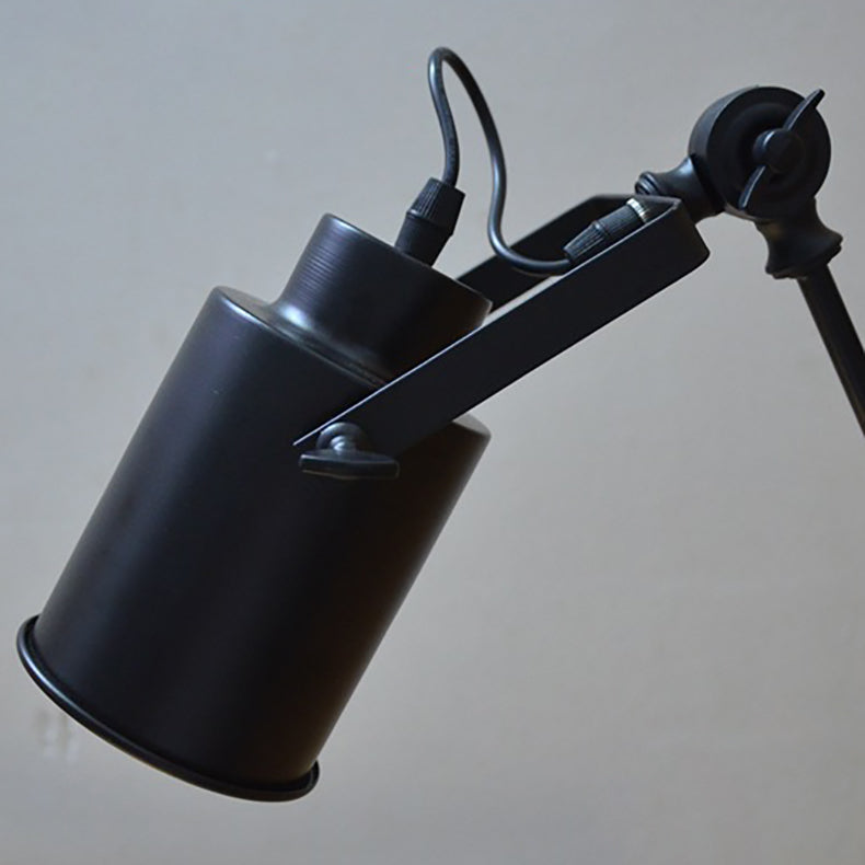 Cylinder Swing Arm Iron Wall Lamp