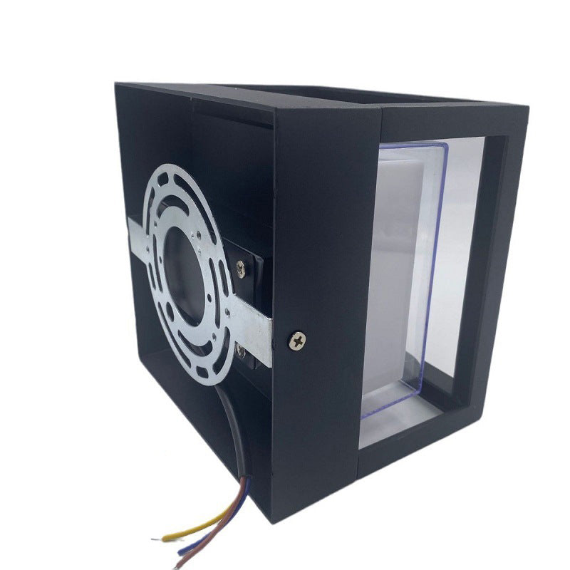 Square Aluminum Acrylic Garden Outdoor Light