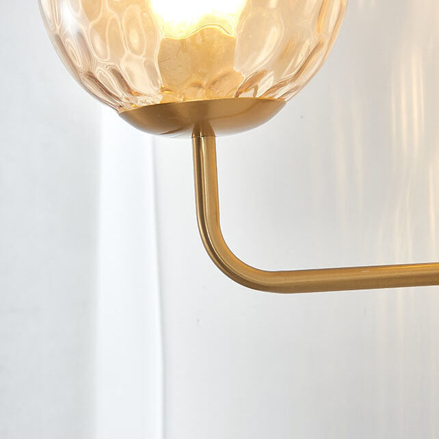 Round Ball Iron Glass Wall Lamp