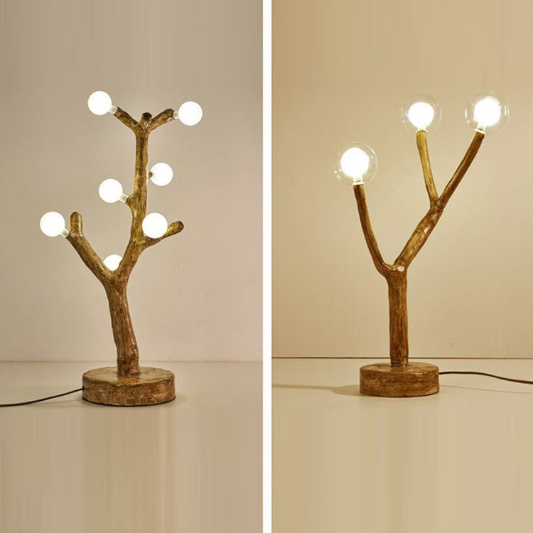Twig Orb Resin Hardware 12-Light Table Lamp