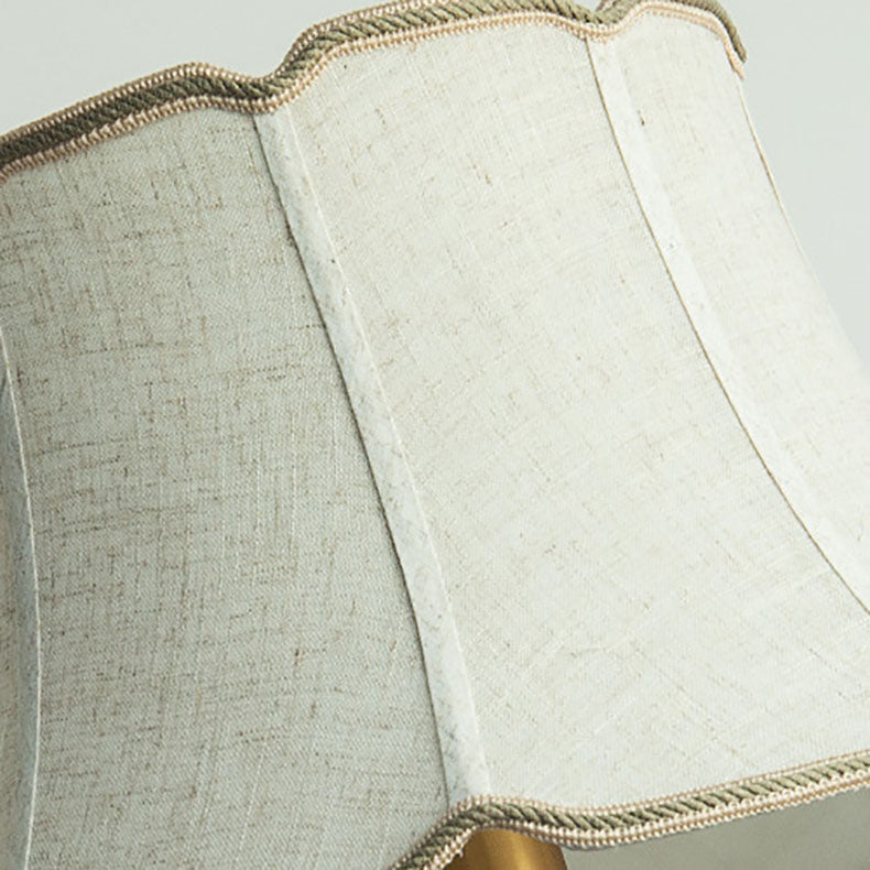 Vase Ceramic Fabric Bedroom Table Lamp