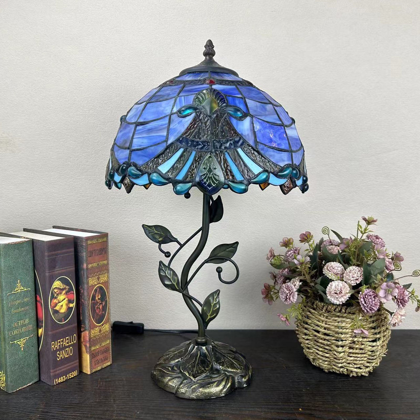 Resin Glass Dome Conic Table Lamp