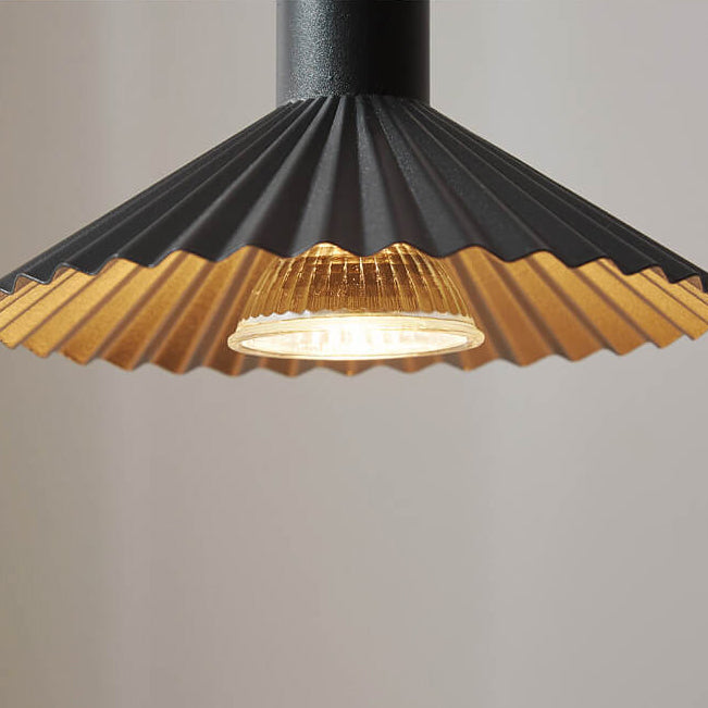 Iron Umbrella Shape Arc Table Lamp
